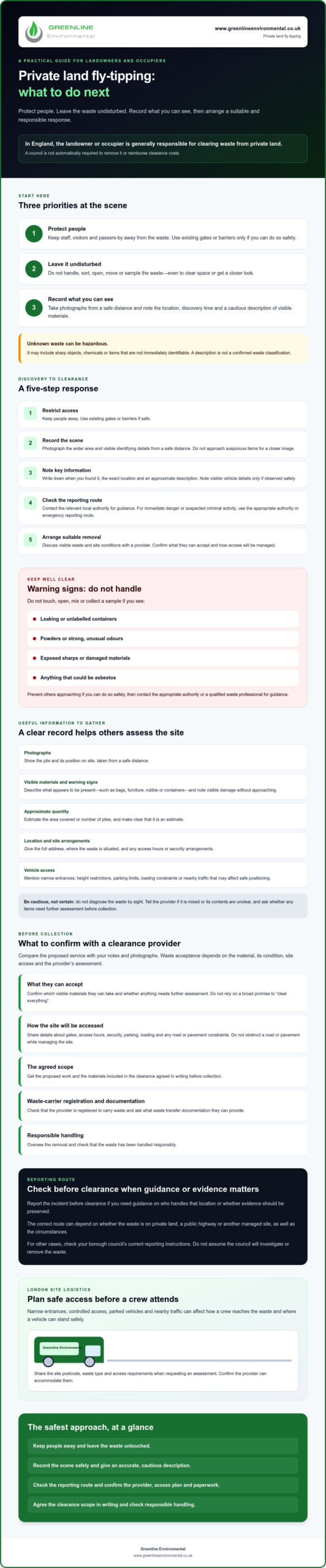 Private Land Fly-Tipping Removal: 2026 Practical Guide